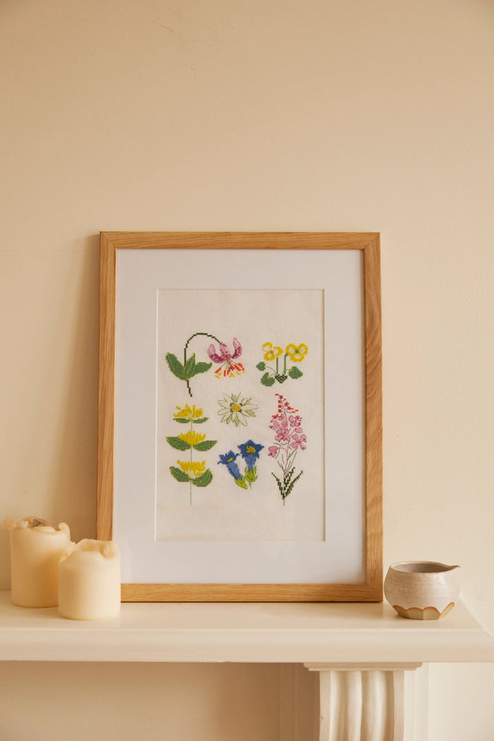 DMC Meadow Flowers Cross Stich Kit