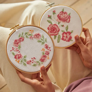 DMC The Tranquil Rose Cross Stich Kit