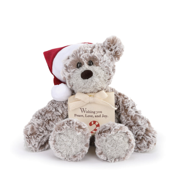 Plush Giving Bear 8.5" Christmas