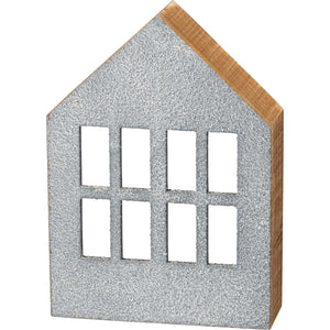 Shaped Box Sign - Gray House