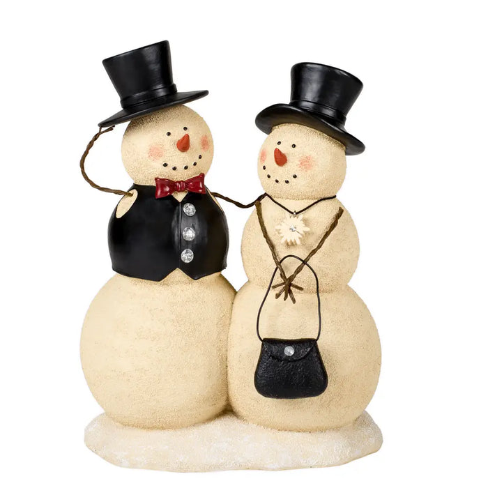 Mr & Mrs Snowman Tabletop