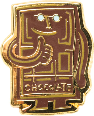 Enamel Pin - Chocolate Doesn't Ask Questions
