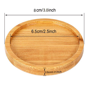 Bamboo Round Plant Saucer