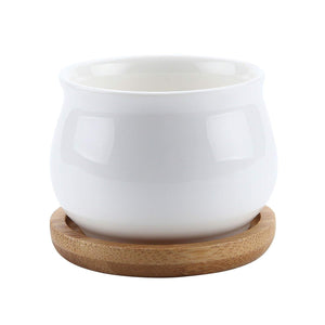 White Jar Planter 2.5"