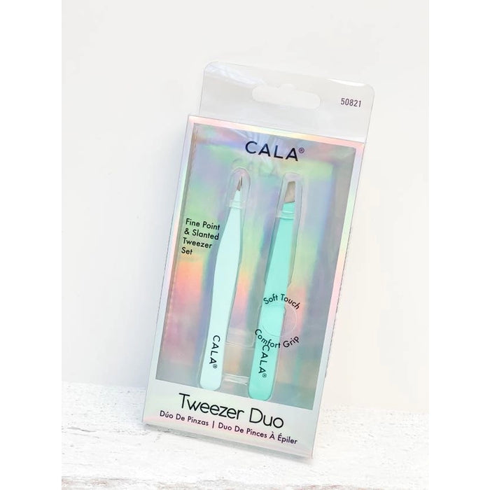 Soft Touch Fine Point and Slanted Tweezers Set