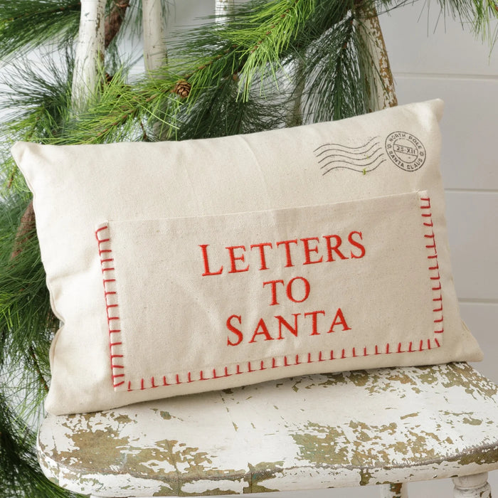Letters to Santa Pillow