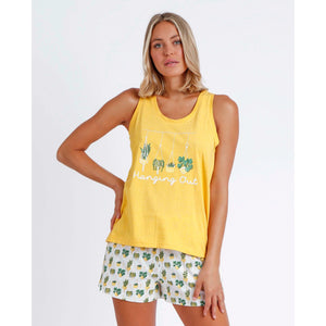 Sleeveless Shorts Set Hanging Out
