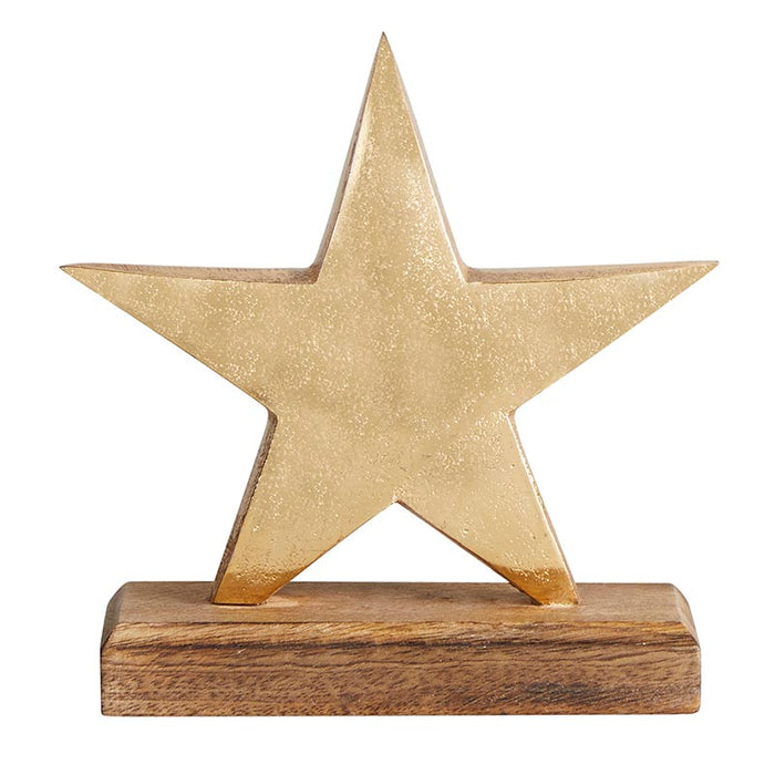 Gold Star with Base - Large