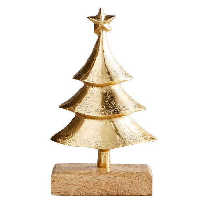Christmas Tree with Base Gold