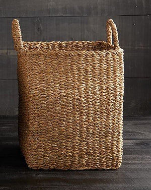 Sea Grass Basket with Handles - Large