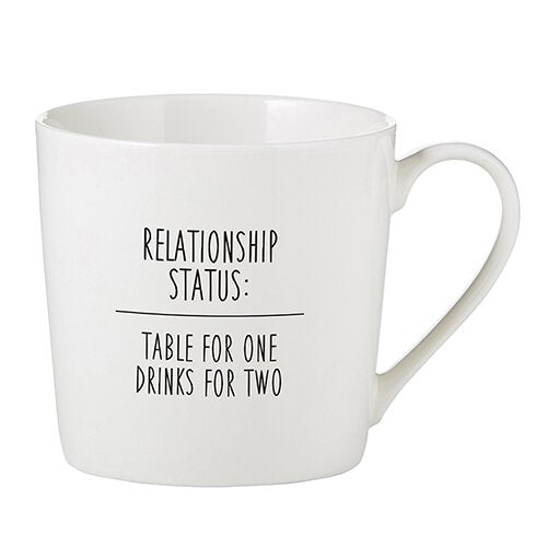 Relationship Status Cafe Mug