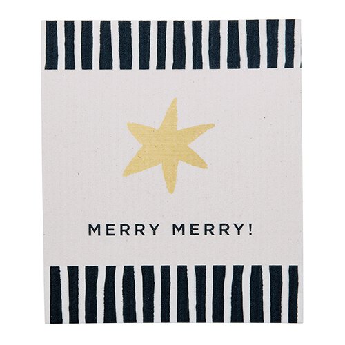 Organic Dishcloth - Merry Merry!