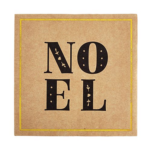 Cardboard Coasters - Noel