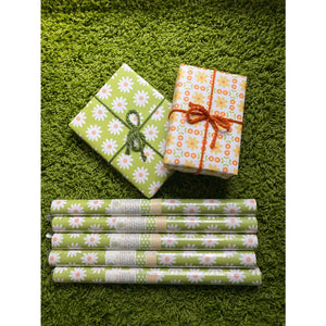 Reversible Floral Gift Wrap