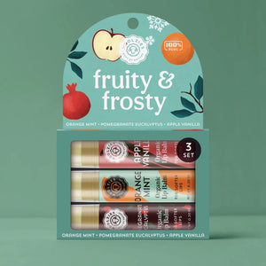 Fruity and Frosty Lip Balm Set