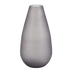 Frosted Grey Vase - Medium