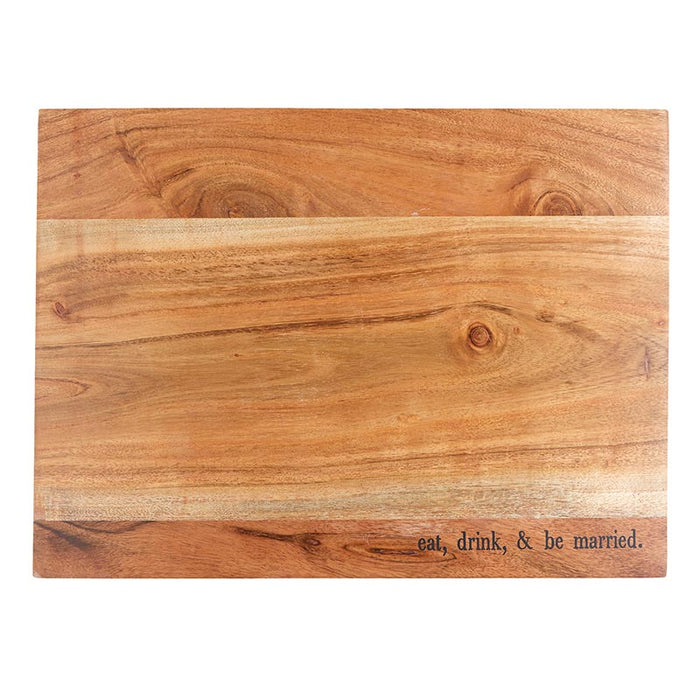 Eat Drink And Be Married Serving Board