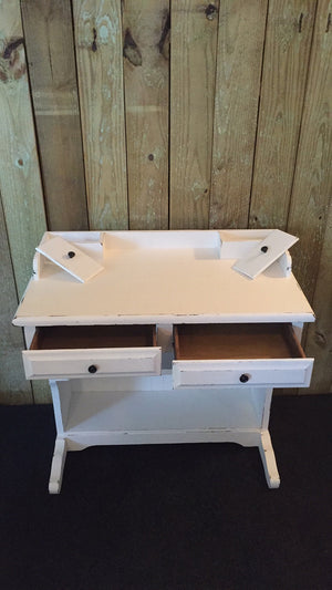 Small Desk with Shelf and 2 Drawers