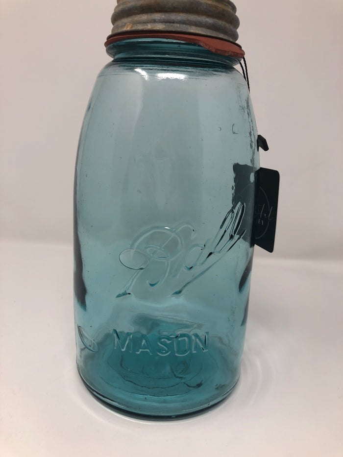 Mason Jar Blue - Half Gallon