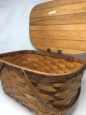 Woven Redman Picnic Basket with Handles