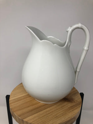 Giraud Limoges France White Pitcher
