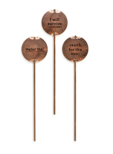 Copper Plant Stakes