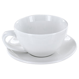 White Gloss Porcelain Tea Cup