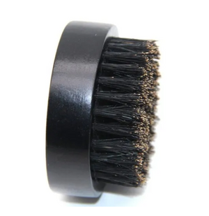 Mini Beard Brush – Natural Black Wooden