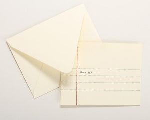 Hand Sewn Note Card