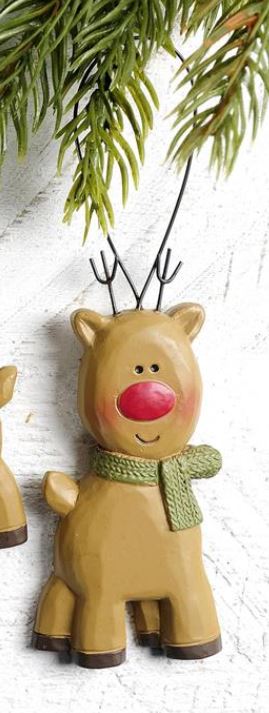 Reindeer Ornament Scarf