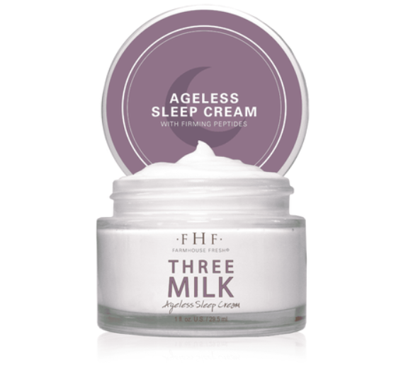 Three Milk Ageless Sleep Cream with Peptides