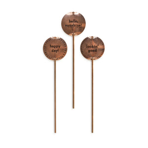 Copper Plant Stakes